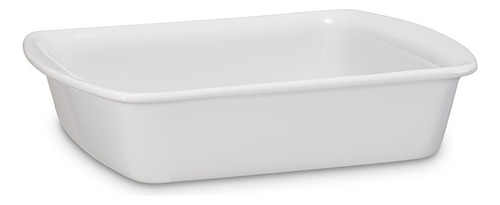 Travessa Retangular 24x19x5,5cm 1000ml Branco Ceraflame Gour
