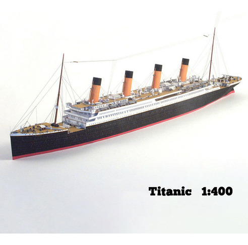 . Exquisito Rompecabezas De Barco Titanic 3d Ensamblar Kit