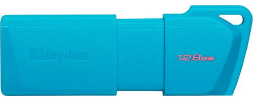 Pen Drive Kingston Kc-u2l128-7lb Usb 3.2 Dtxm Neon Aqua Blue Celeste