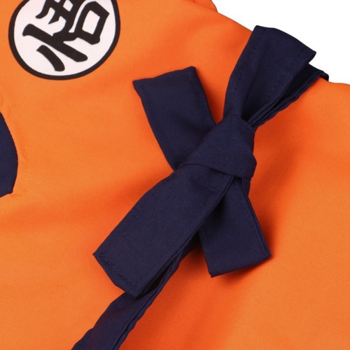 Imagem 8 de 8 de Fantasia Menino Son Goku Kakarotto Dragon Ball Com 5 Peças