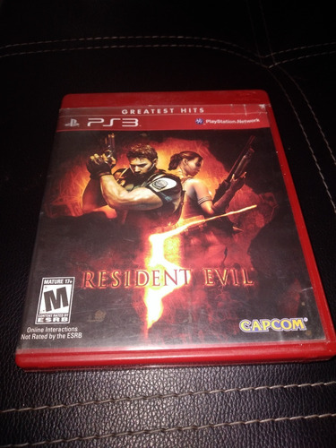 Juego Resident Evil 5 Greatest Hits, Ps3  Físico