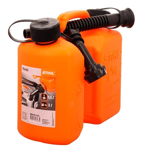Bidón Combinado Stihl 3 Litros / División Aceite Y Gasolina 