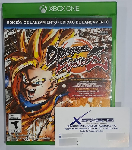  Dragon Ball Figter Z Xbox One Fisico Usado Xgamers