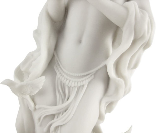 Estatua Diosa Griega Afrodita 25.4 Cm Tamaño - Resina Color Blanco