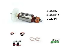 Comprar Induzido 220v + Rolamento Carvão Mola Makita 4100nh2 4100ns