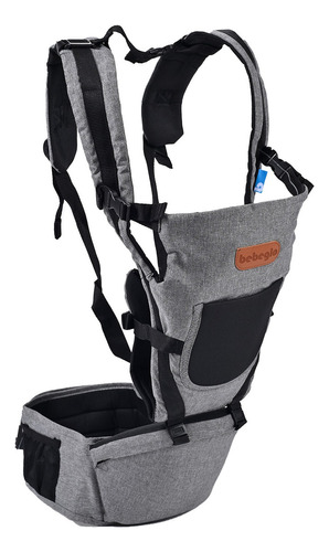 Porta Bebe Ergonómico Bebeglo Rs-80180 Color Gris