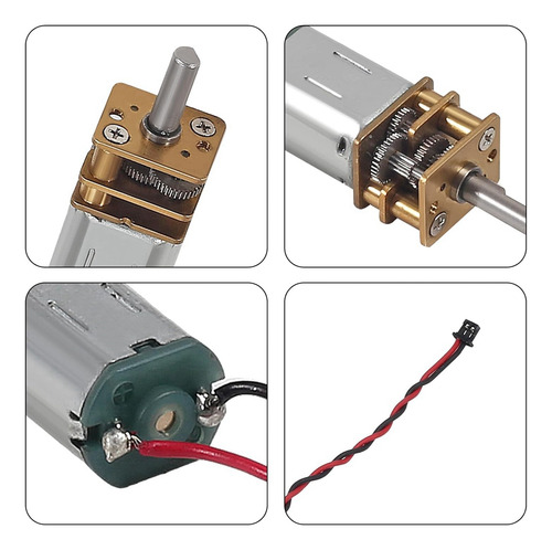 Motor De Engranajes N20 De 8 Piezas, 3 V-6 V, Engranaje Comp