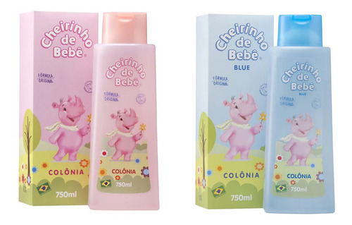 Kit Colonia Cheirinho De Bebe 750ml Azul E Rosa Mercado Livre Kit Colonia Cheirinho De Bebe 750ml Azul E Rosa Mercado Livre