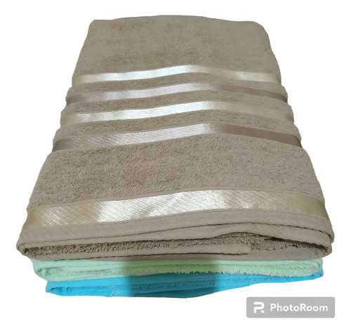 1 Toalha De Banho Colore 100% Algodão 80cm X 1,55 Cor Sortidas Listrado