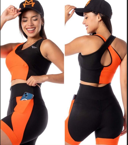 Conjunto Deportivo Magna Mujer (biker + Top)