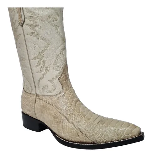 Botas cuadra sale color hueso