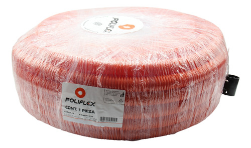 Rollo Poliflex Naranja De 1 Pulgada Sin Guía Con 50 Metros