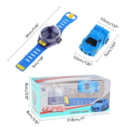 Mini Rc Car Watch Toys - Relógio De Corrida De Pulso Bonito