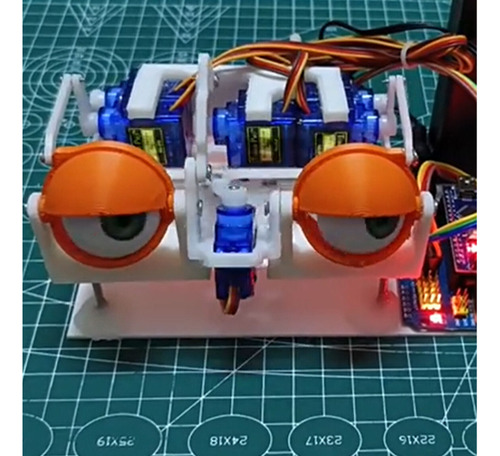 Kit Arduino Diy Animatronic Eyes Con Servo Sg90 Y Joystick