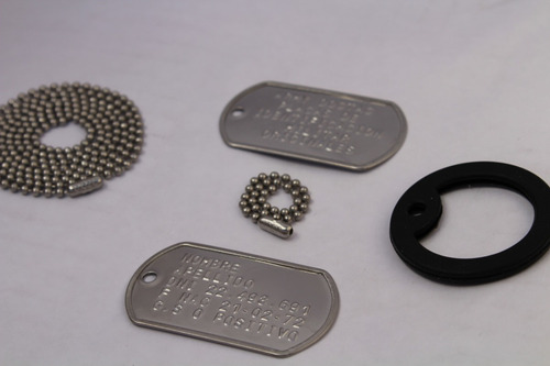 Imagen 2 de 8 de Chapas De Identificacion Militar Originales Dog Tags Usa