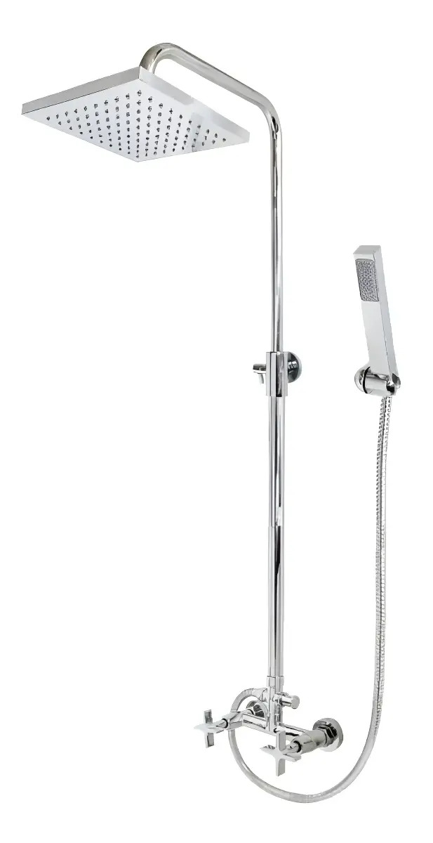 Grifería Ducha Aqualaf Quillen 110 cm Cromada Exterior Columna