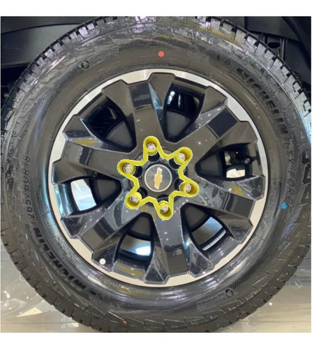 Trava Roda 6x19 Gm S10 Trail Blazer Porca 19mm Jogo 4 Peças