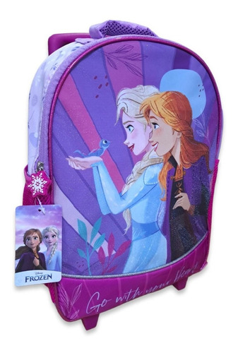 Mochilas Frozen Escolar Con Ruedas