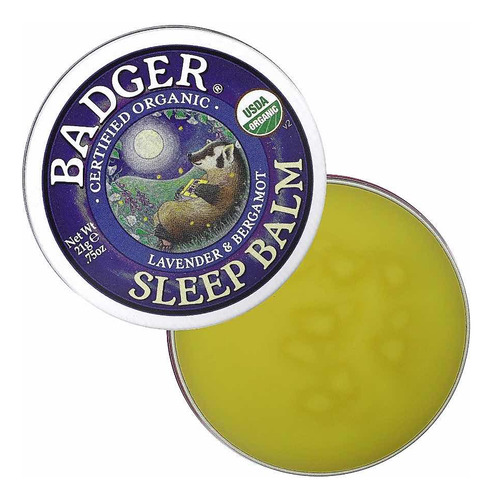 Badger Sleep Balm Bálsamo Para Dormir Lavanda Y Bergamota