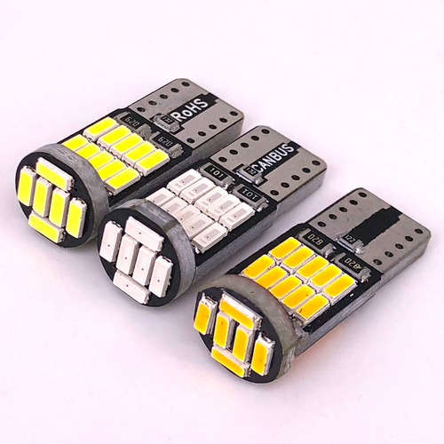 100 Luces Led T10 26smd Para Interior De Coche, Luz Amplia