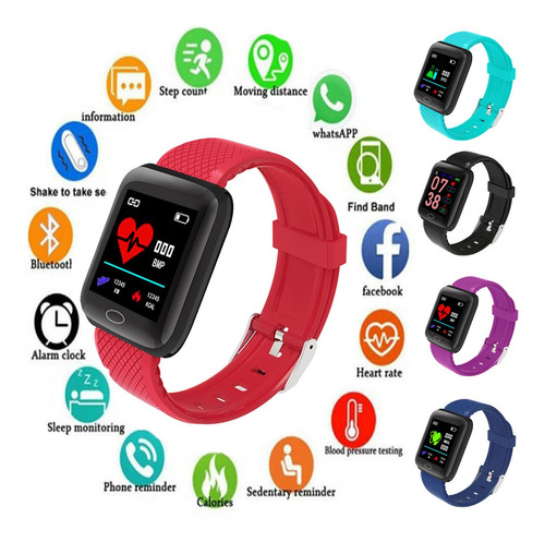Relógio Smartwatch Inteligente Fitness Android E Ios