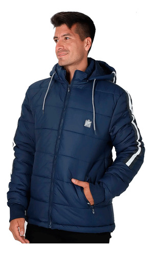 Parka Hombre Gangster Academy Azul Marino