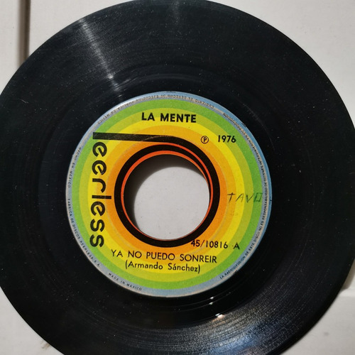 Disco 45 Rpm: La Mente- Confesiones