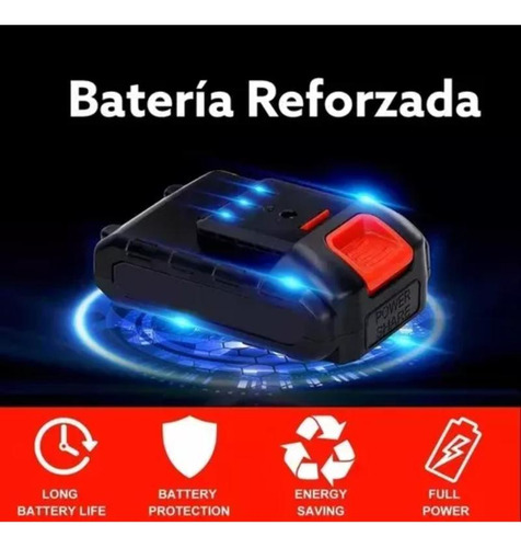 Motosierra eléctrica portátil de 6 pulgadas, batería recargable de mano, bivolt, minimotosierra, herramienta de una sola mano para podar ramas
