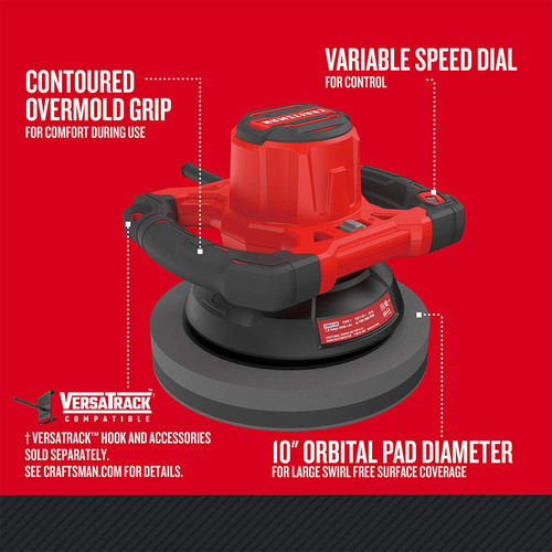 Polidor Craftsman Cmee100 2800 Opm 25,4 Cm Com Fio