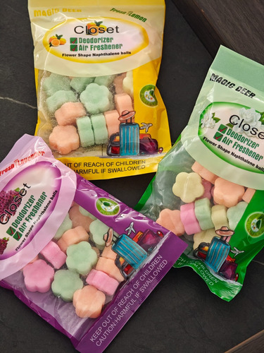 Pack 4 Bolsas Naftalina 100gr