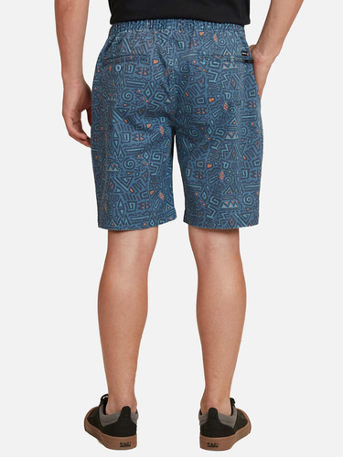 Bermuda Jogger Tribal Blue Young Multicolor Maui And Sons