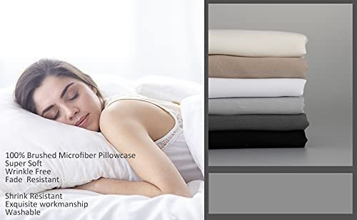 Funda De Almohada Ligera Y Supersuave De Microfibra De ...