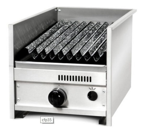 Imagen 5 de 6 de Parrilla Corbelli A Gas 35 Cm A Gas - Enivo Gratis