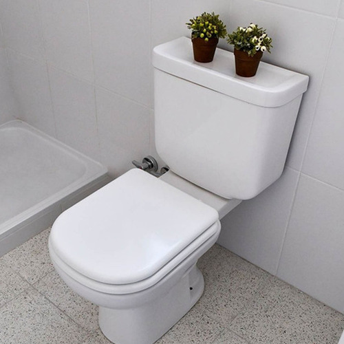 Imagen 4 de 10 de Tapa De Inodoro Polipropileno Blanco Bari Tkwp-b Baño