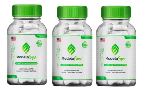1x Modelacáps 60 Cáps Acelera A Queima De Gordura Envio Hoje