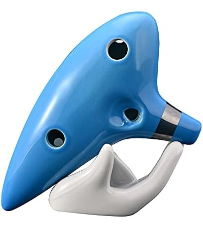 Ocarina 12 Hoyos Alto C Ocarinas De Cerámica, Instrumento Mu