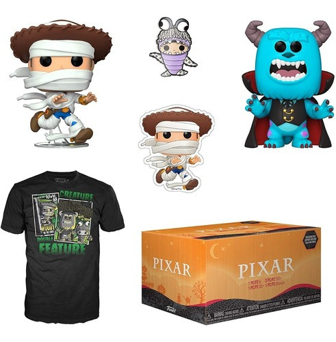 ¡Funko Pop! Caja exclusiva de Pixar Halloween Sulley + Woody