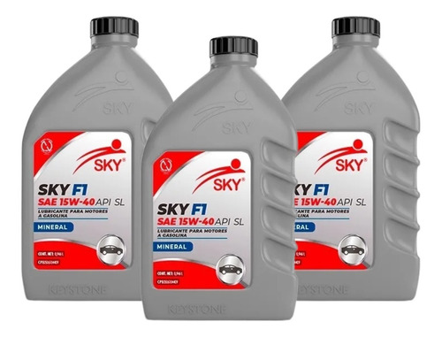 Aceite Mineral 15w-40 Sky F1 946ml