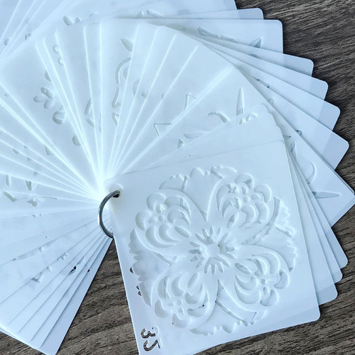 Paquete De 36 Plantillas De Mandala Con Puntos Para Dibujar