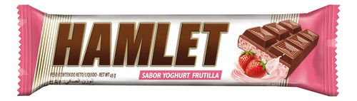 Chocolate Hamlet Yoghurt Y Frutilla - Caja X 21 Unidades