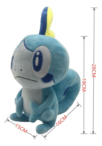 4pcs Scorbunny Sobble Grookey Yamper Muñeca Peluche Juguete