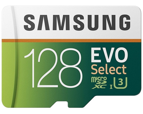 Micro Sd Samsung Evo Select 128gb 100mb/s U3 - 1520 Vendidos