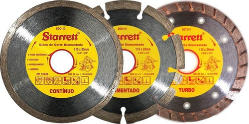 1 Disco Diam. Starrett.liso+turbo+segmentado Fera 105783