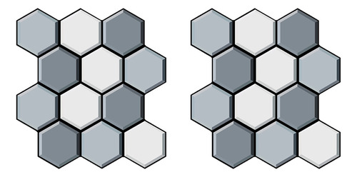 Adhesivo De Pared Hexagonal Con Forma De Panal Para Decoraci