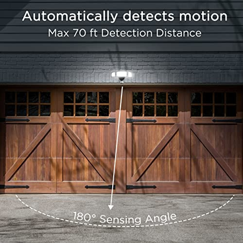 Luces De Seguridad Led Actualizadas De 3 Cabezas Sensor...