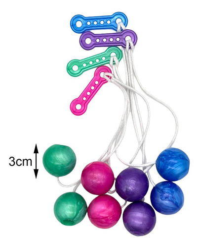 3 Swing Bump Ball En Una Cuerda Con Luz For Eventos Al Aire