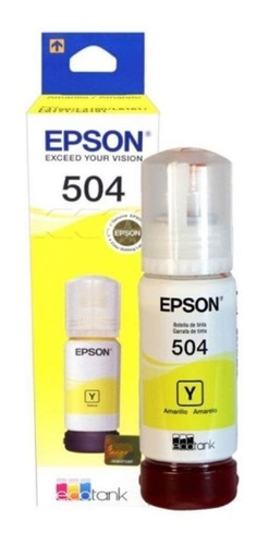 Refil Tinta T504 Epson L4150 L4160 L6161 L6191 L6171