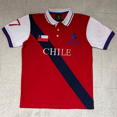 Polera Pique Polo Club Hombre Chile