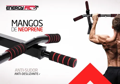 Barra Dominadas Pared Crossfit Paralela 200k Triple Gancho