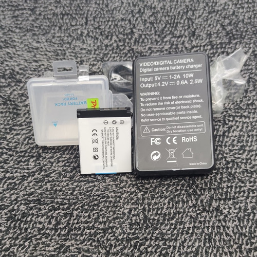 Bateria Np-bd1 + Carregador Dsc-t900 T700 T200 T500 T75 Sony (Usado)